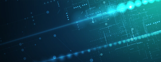 Technology abstract futuristic background for internet business. Big data concept.
