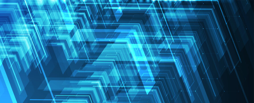 Technology abstract futuristic background for internet business. Big data concept.