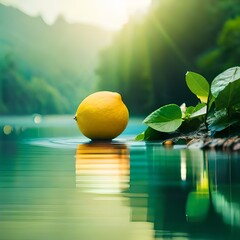 lemon on the water