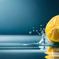 lemon in water