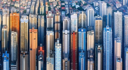 Fototapeta na wymiar panoramic view of the city, aerial view of the city, buildings scene, biuldings in the city, top view of buildings in the city