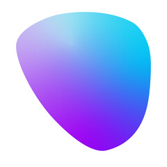 Gradient fluid shape