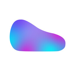 Gradient fluid shape