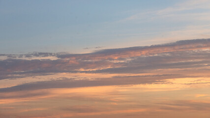 Ciel au coucher de soleil