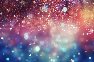 Abstract blurred rainbow glitter background Bright and colorful background
