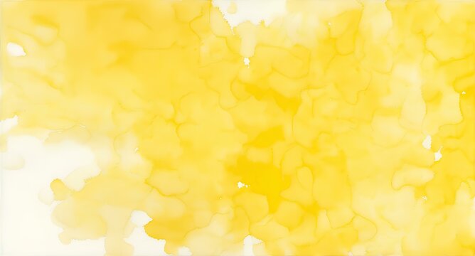 Elegant Yellow Abstract Watercolor Background, Colorful Liquid Paint Abstract, Abstract Watercolor Texture, High Resolution