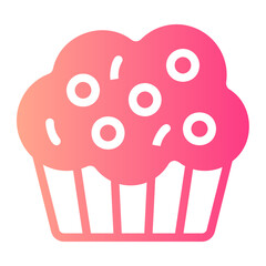 muffin gradient icon