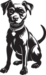 Cute dog, Funny dog, Vector Illustration, SVG