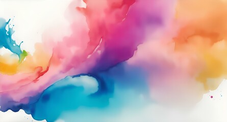 Elegant Colorful Abstract Watercolor Background, Colorful Liquid Paint Abstract, Abstract Watercolor Texture, High Resolution