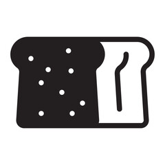 bread glyph icon