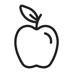 apple line icon