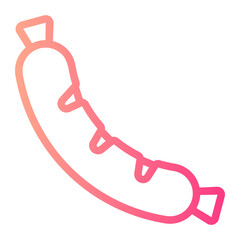 sausage gradient icon