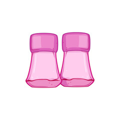 clothes toddler socks cartoon. clothing footwear, foot childhood, little sock clothes toddler socks sign. isolated symbol vector illustration