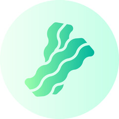 bacon gradient icon