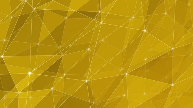 Connecting the dots abstract lines and dots coming together in a connected network. Abstract transformation dynamic patterns of interconnected triangles and flowing shapes
