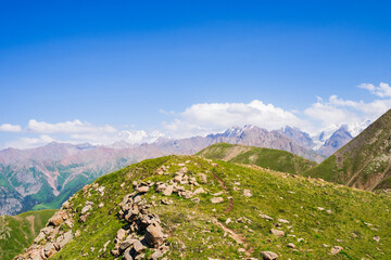 mountain landscape in summer - 643997327