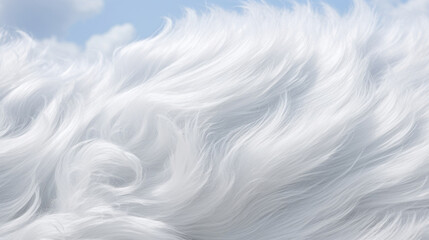 Obraz premium Close up of a grey cumulus cloud showing the texture of wind swirls