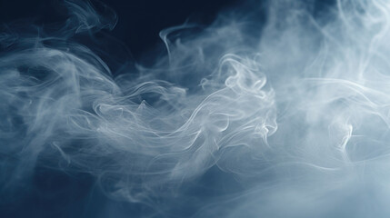 An abstract closeup of an everchanging wisp of smoke