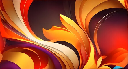 3d Colorful abstract wallpaper modern background 100. generative ai