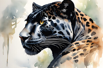 a Majestic Black Jaguar The Elegance of the Night