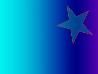 blue star background