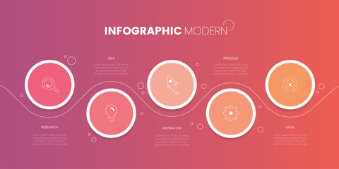 Timeline infographic design with options or steps. Infographics for business concept. Can be used for presentations workflow layout, banner, process, diagram, flow chart, info graph, annual report.