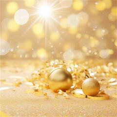 golden christmas background