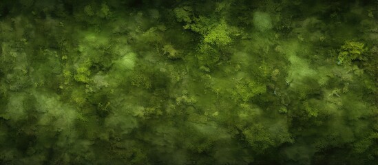 Green moss texture at a park in Kuala Lumpur on 10 July isolated pastel background Copy space