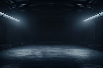 Mysteriöse Inszenierung: Eindrucksvoller Raum mit Licht und Rauch für Produktplatzierungen