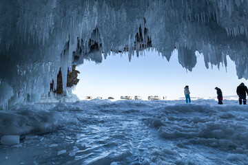 Ice cave on Lake Baikal