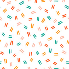 Seamless pattern with colorful tiny lines
