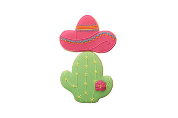 PNG, Mexican cactus isolated on white background