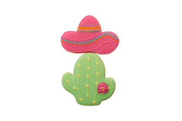 PNG, Mexican cactus isolated on white background