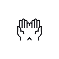 palm of the hand icon