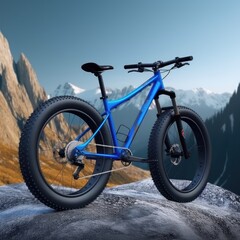 Fototapeta na wymiar mountain bike in the mountains 