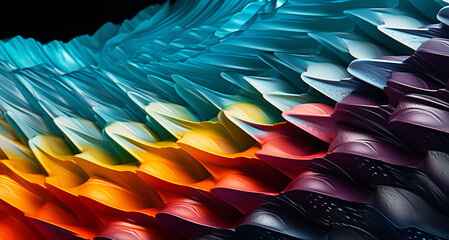 Fototapeta premium Background visual illustration of abstract materials, for design, colorful, Generated by AI