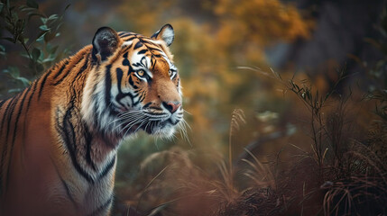 In the Wild, animals in their natural habitats, depicting the diversity and beauty of ecosystems around the world. AI generative