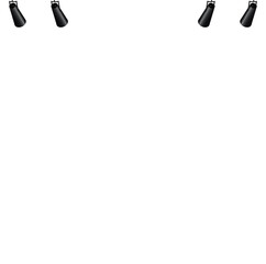 Bright White Spotlight. Scene. Light Effects. Glow light effect. Glowing lamp. PNG.