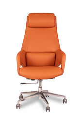 Office executive chair isolated on no background transparent png