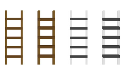 illustration of a ladder on a white background