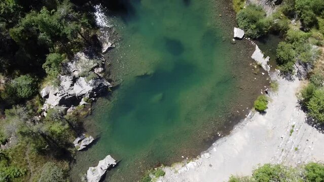 Le Lac Bleu, Champclause, Haute-Loire, Auvergne Rh&ocirc;ne Alpes, Massif Central, France, Europe