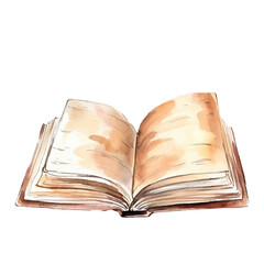 textbook watercolor illustration, generative AI