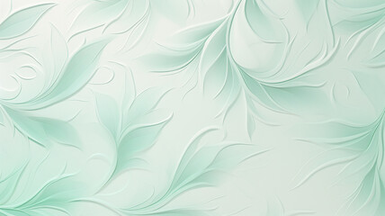 soft color green mint background floral ornament softcolor delicate shade of freshness