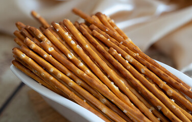 snacks of salty sticks excellent with an aperitif