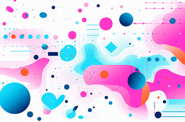 幾何学のビジネスイメージ背景イラスト