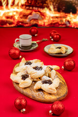 christmas cookies on a plate