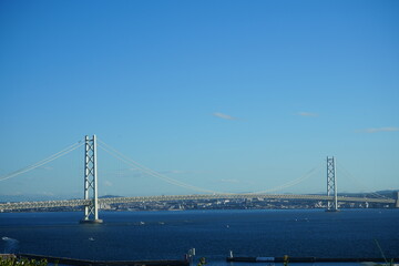 Akashi Kaikyo Bridge in Hyogo, Japan - 日本 兵庫 明石海峡大橋