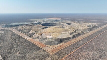 Debswana Letlhakane Diamond mine, Botswana, Africa