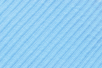 Light blue soft ribbed jersey fabric texture as background