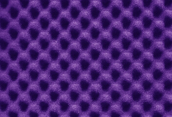 Purple color acoustic foam texture as background